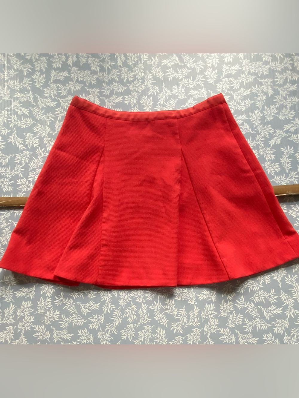 J. Crew Bright Red Circle Skirt